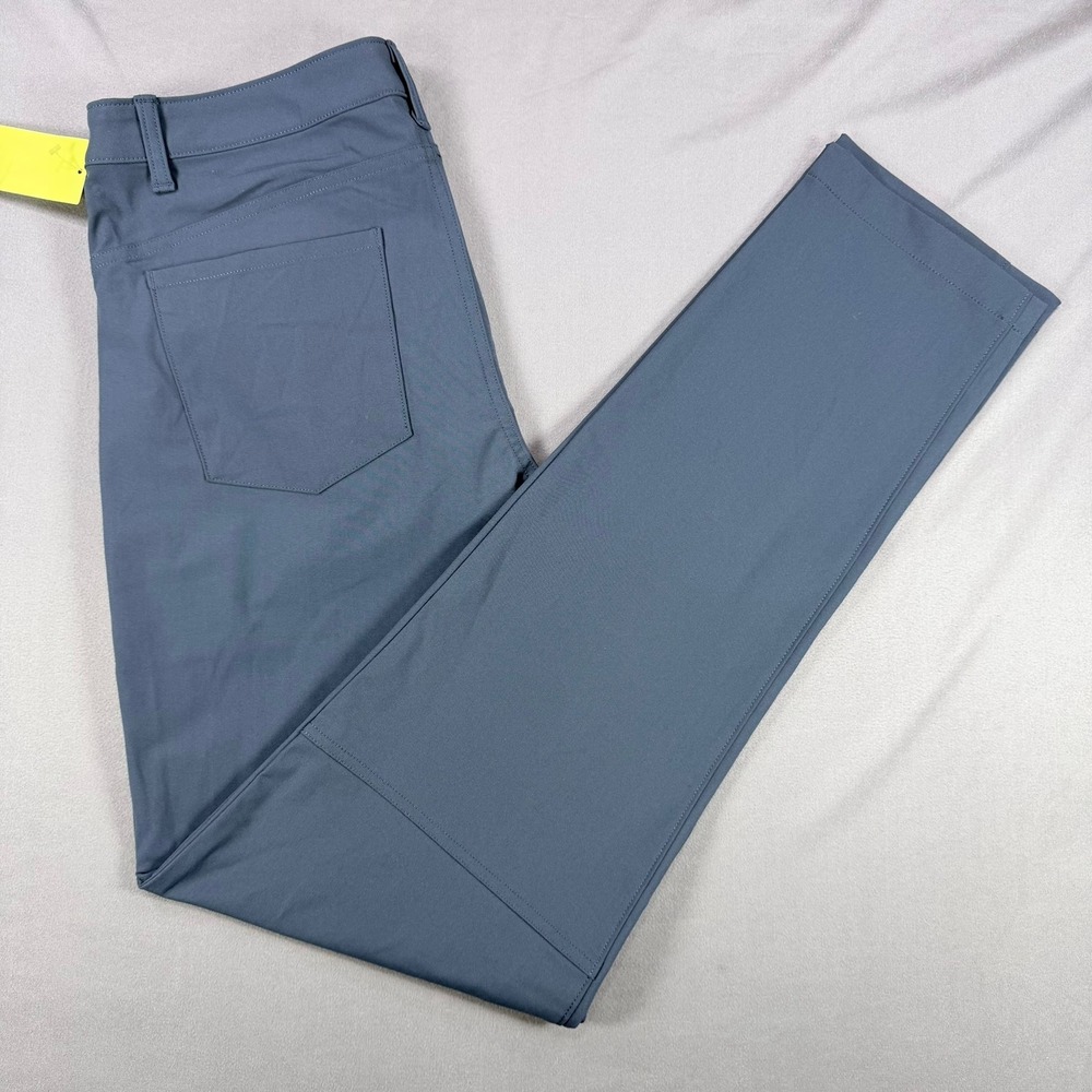 All in Motion Mens 34x34 Blue Polyester Spandex Golf Pants Athletic Performance
